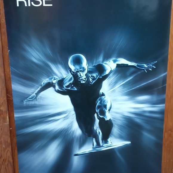 RISE Of The Silver Surfer Movie Poster One Sheet Original Double Sided - Picture 2 of 6